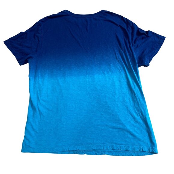 Disney Ombre 50th Anniversary Celebration T-Shirt Unisex Size Large Blue Cotton - Picture 2 of 11